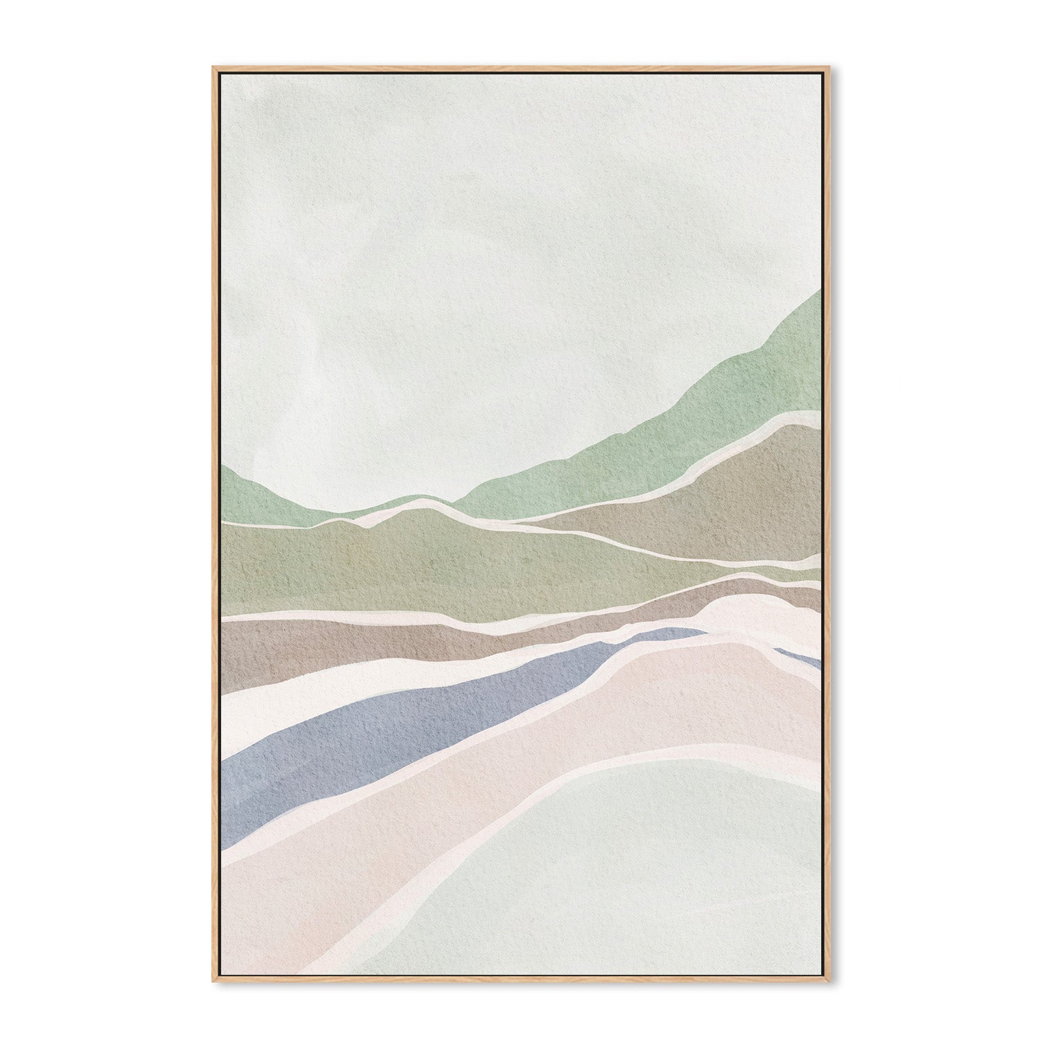 wall-art-print-canvas-poster-framed-Serenely Abstract , By Nikita Jariwala-4