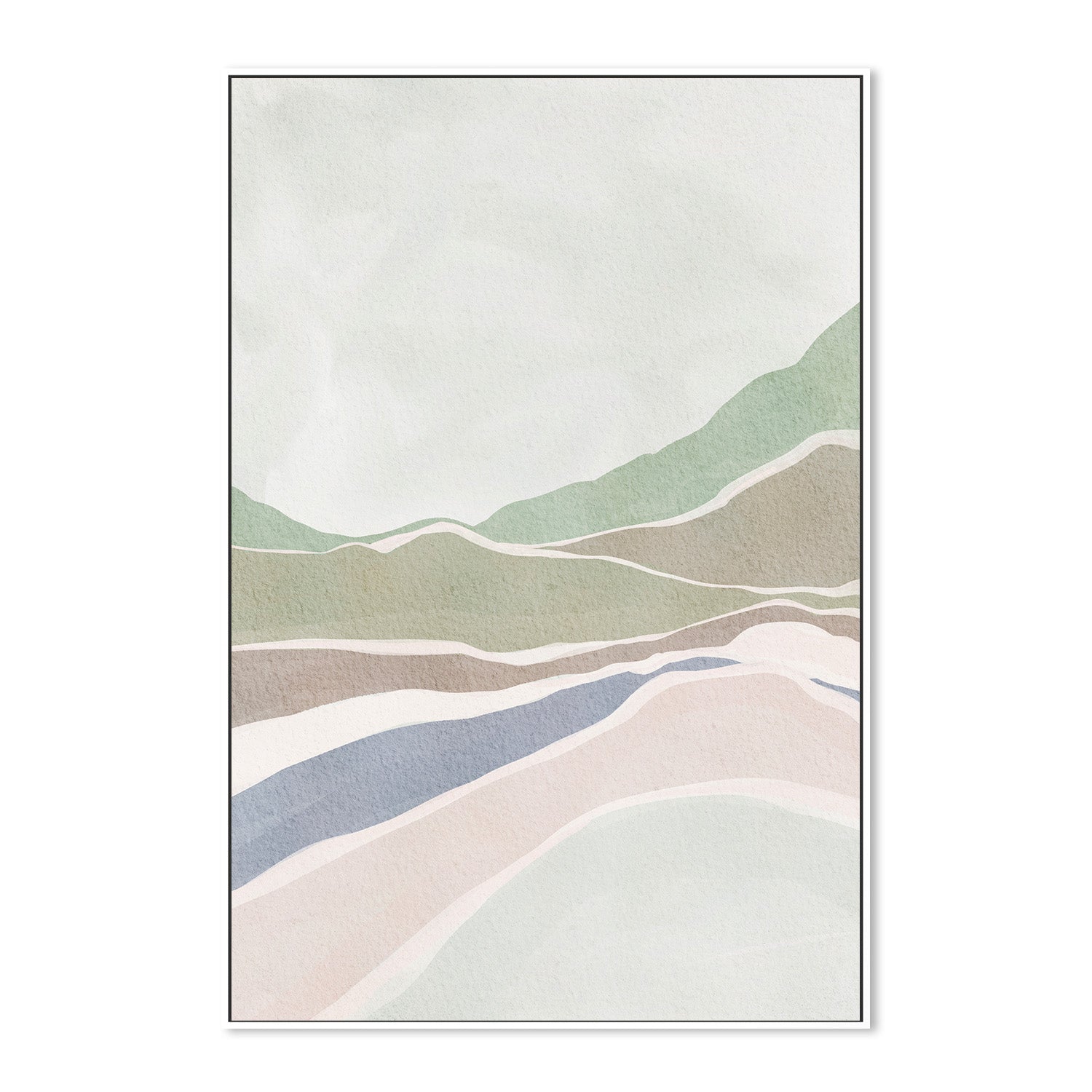 wall-art-print-canvas-poster-framed-Serenely Abstract , By Nikita Jariwala-5