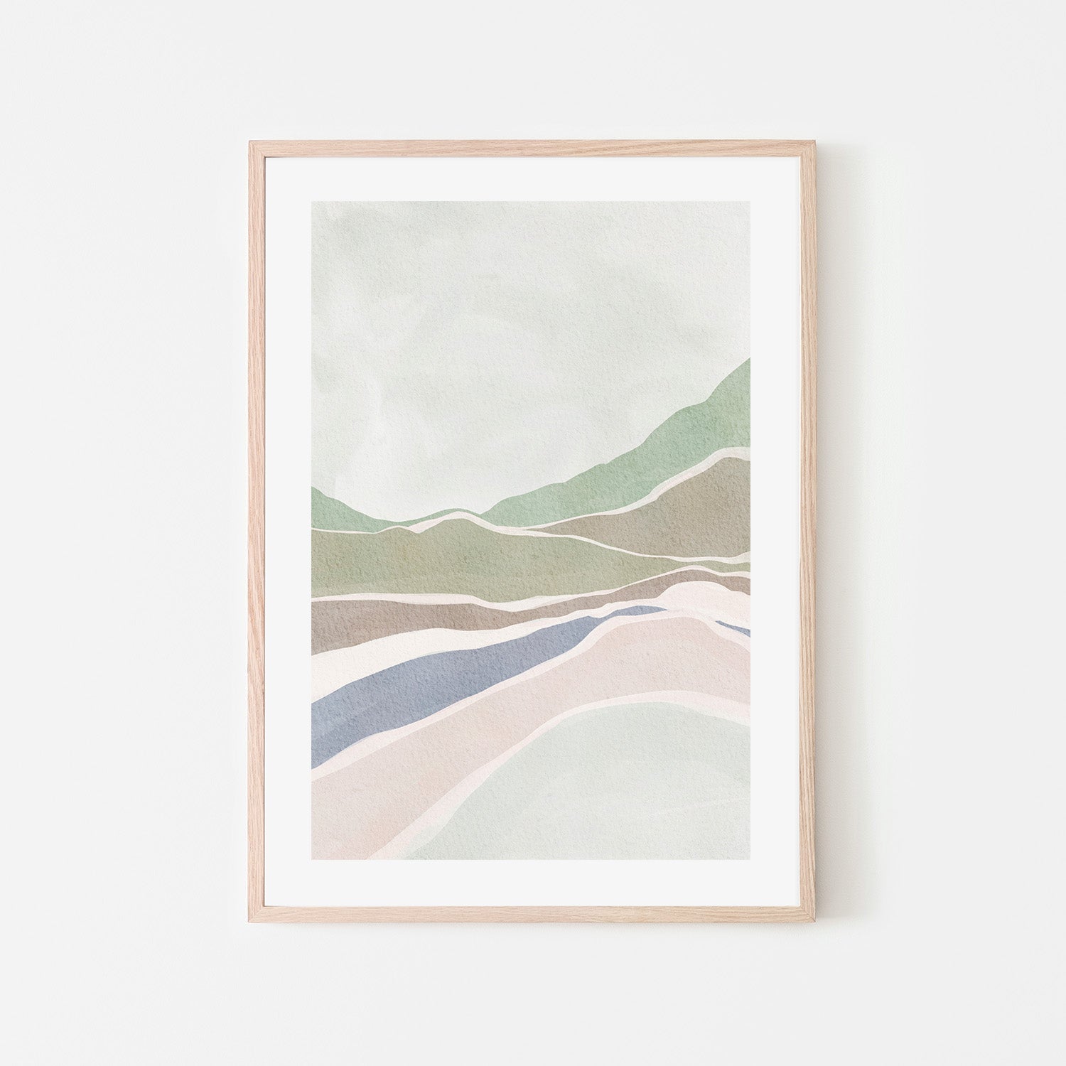 wall-art-print-canvas-poster-framed-Serenely Abstract , By Nikita Jariwala-6