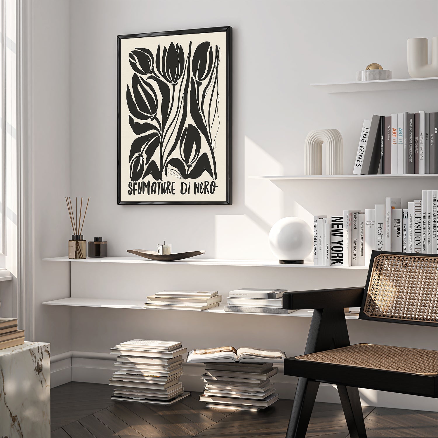 wall-art-print-canvas-poster-framed-Sfumature Di Nero , By Andelle Art-8