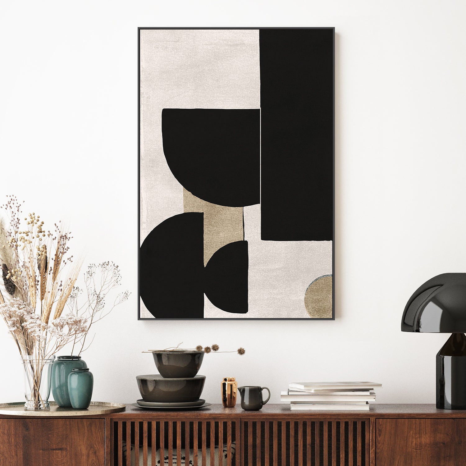 wall-art-print-canvas-poster-framed-Shadow Play Forms, Style A-2