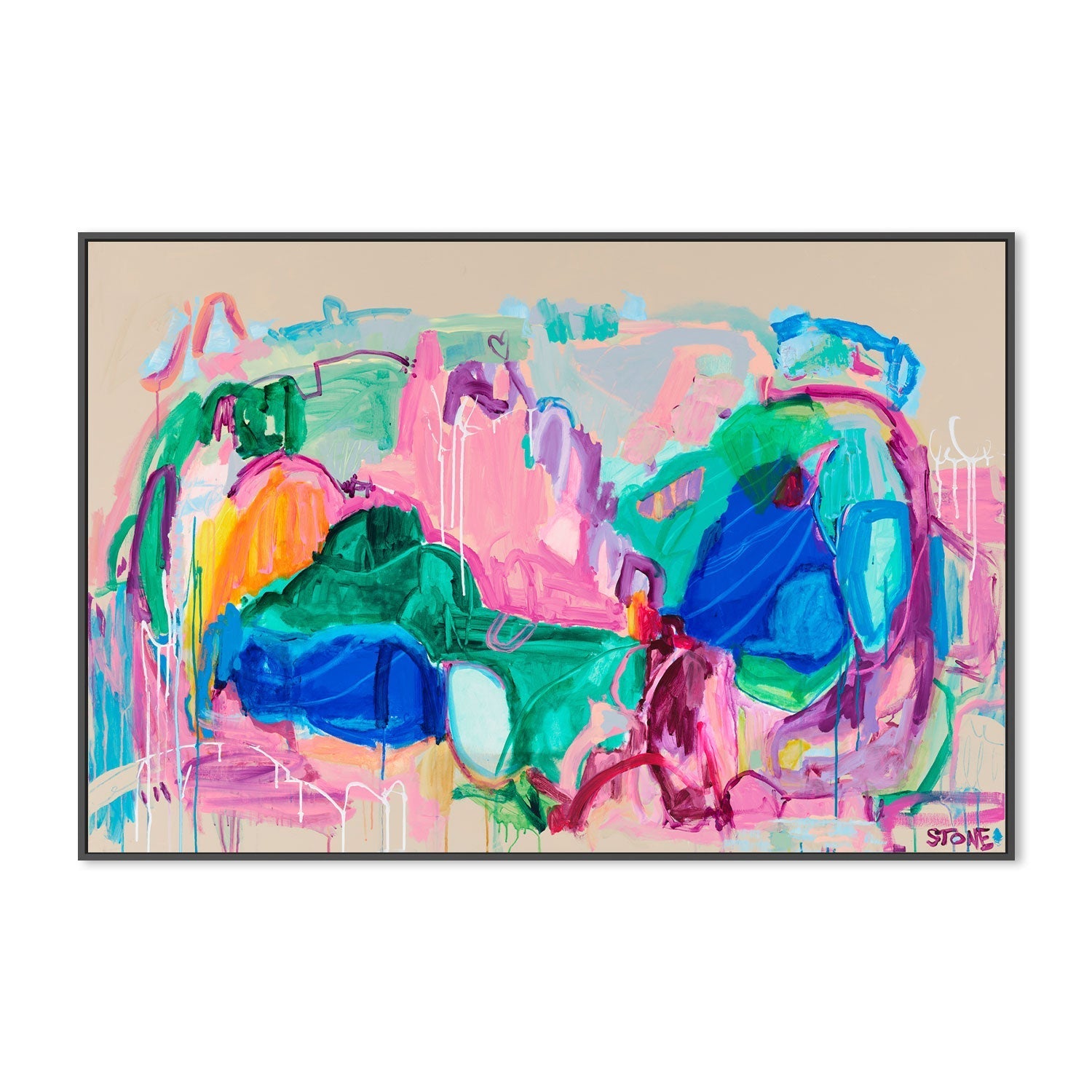 wall-art-print-canvas-poster-framed-Shangri-La , By Belinda Stone-GIOIA-WALL-ART