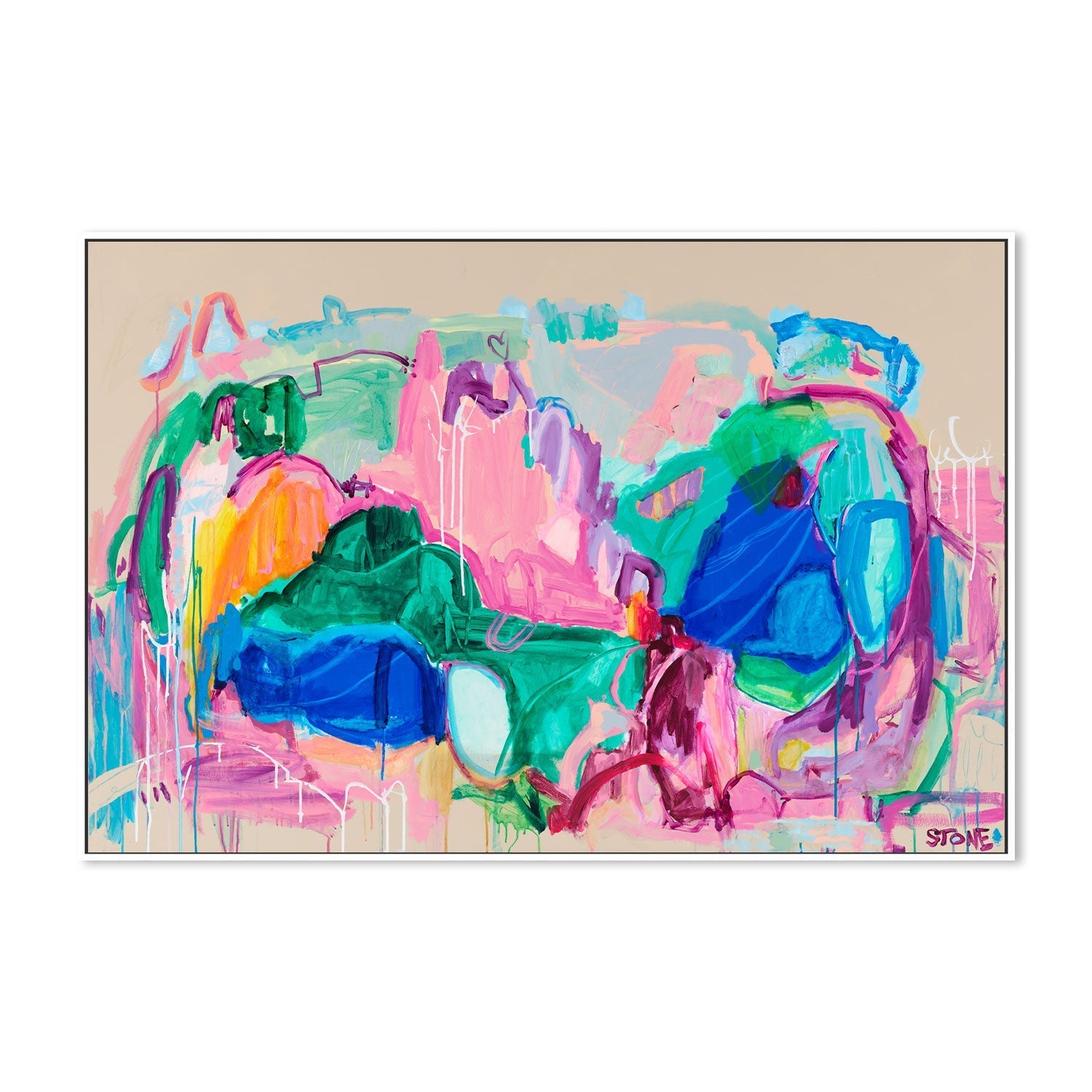 wall-art-print-canvas-poster-framed-Shangri-La , By Belinda Stone-GIOIA-WALL-ART