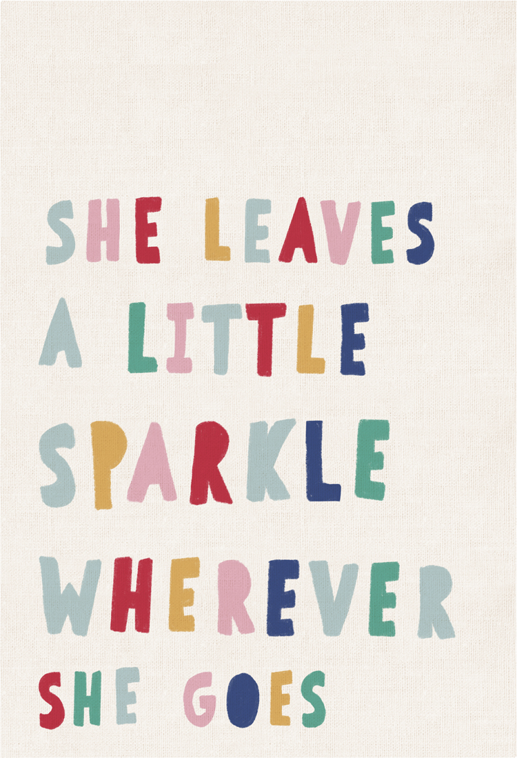 wall-art-print-canvas-poster-framed-She Leaves a Little Sparkle , By Leah Straatsma-1