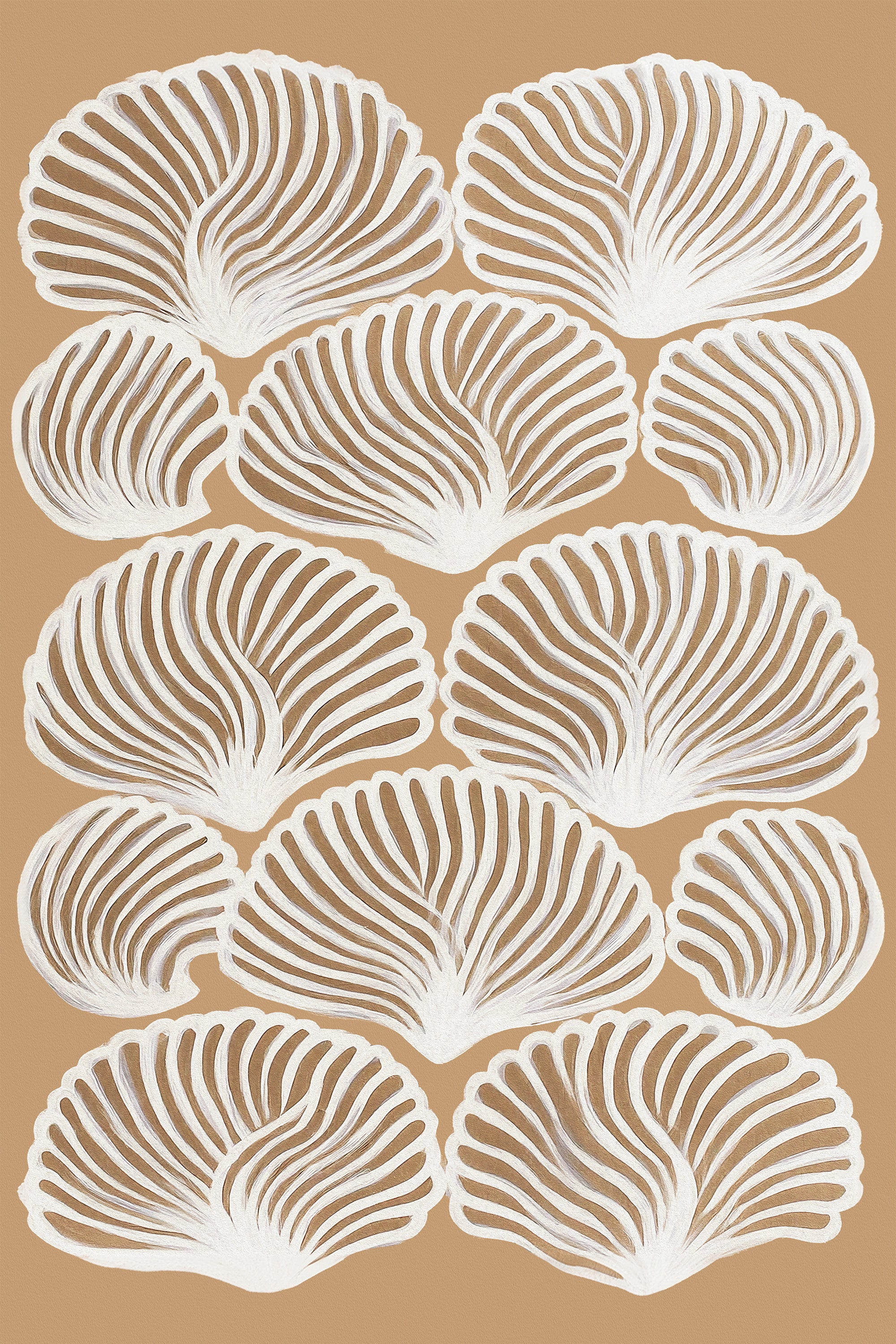 wall-art-print-canvas-poster-framed-Shell Pattern-1