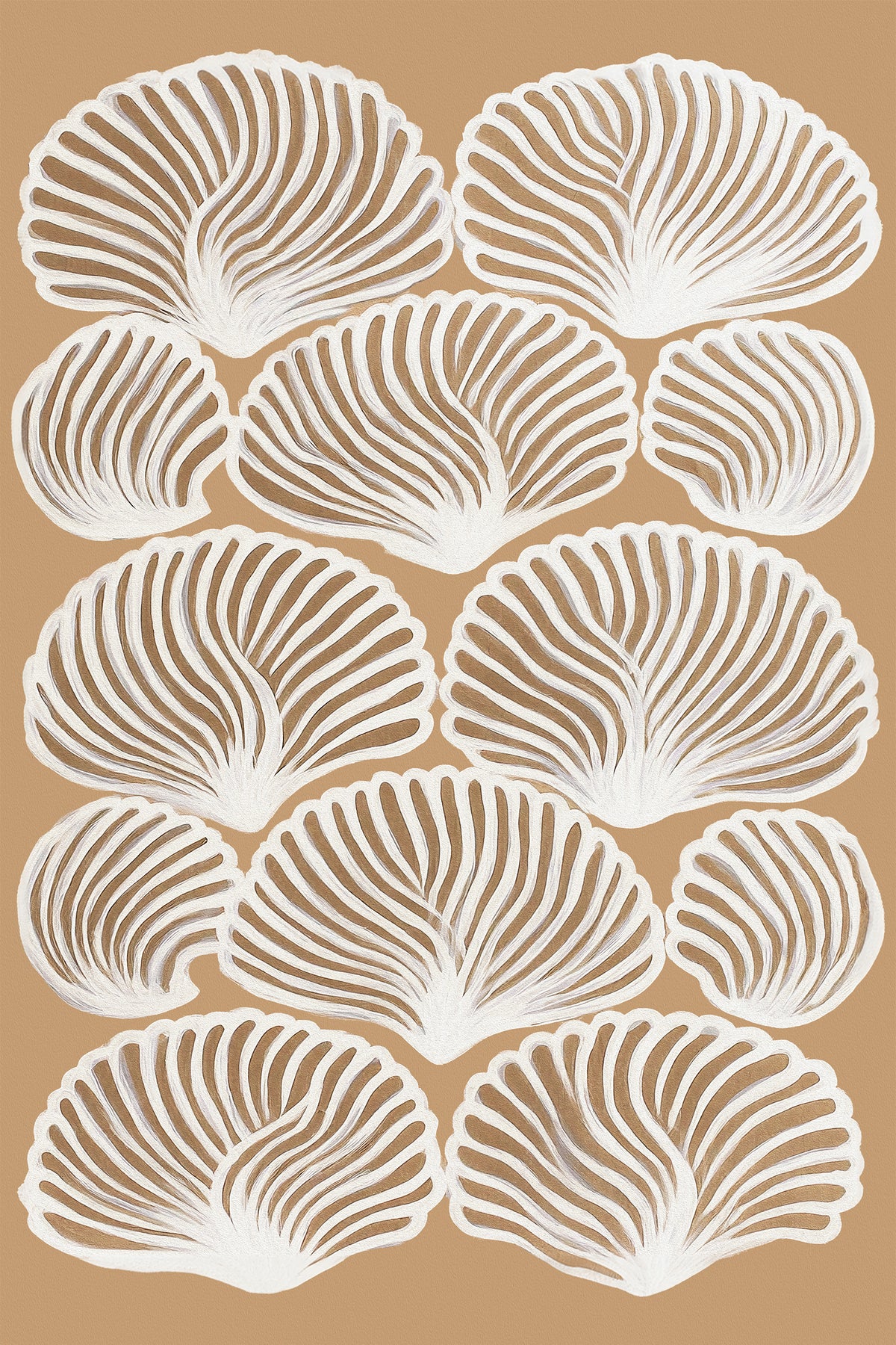 Shell Pattern|Canvas Wall Art Print,Poster Print