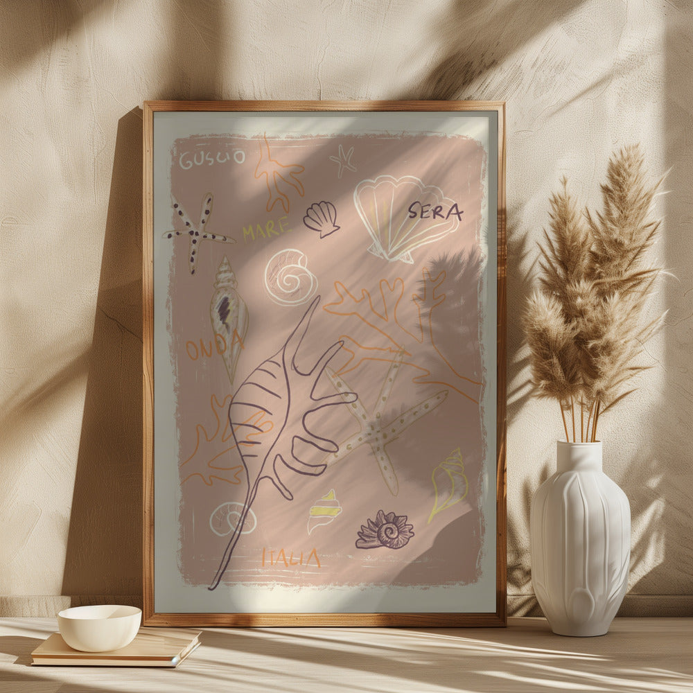 wall-art-print-canvas-poster-framed-Shells , By Studio Dolci-2