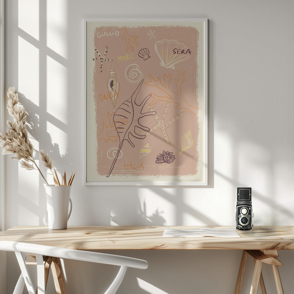 wall-art-print-canvas-poster-framed-Shells , By Studio Dolci-5