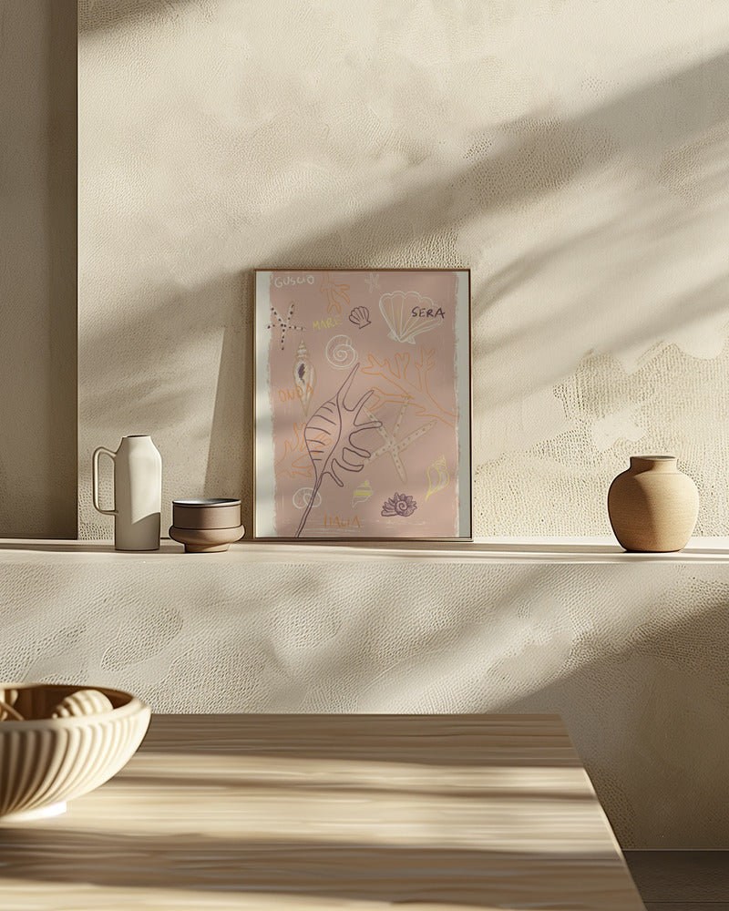 wall-art-print-canvas-poster-framed-Shells , By Studio Dolci-7