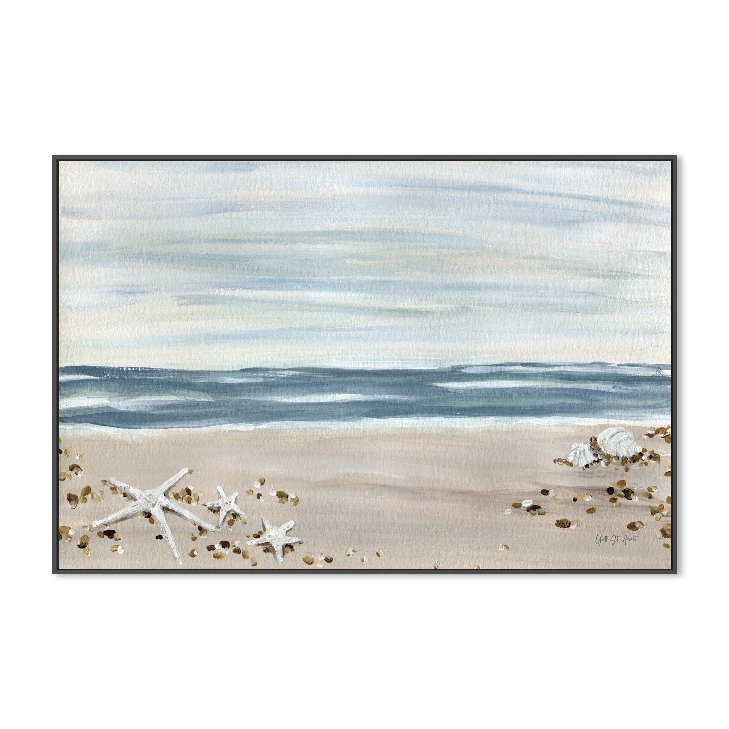 wall-art-print-canvas-poster-framed-Shells by the Shore , By Yvette St. Amant-3