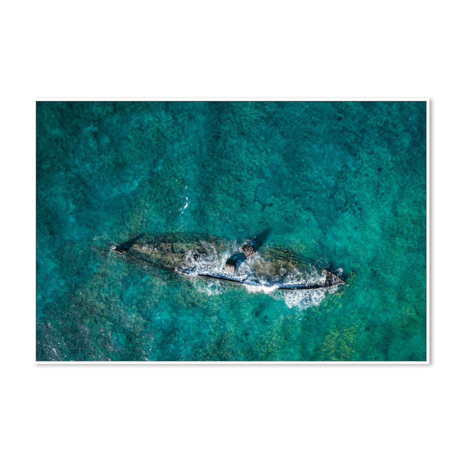 wall-art-print-canvas-poster-framed-Shipwreck, Exmouth , By Maddison Harris-5