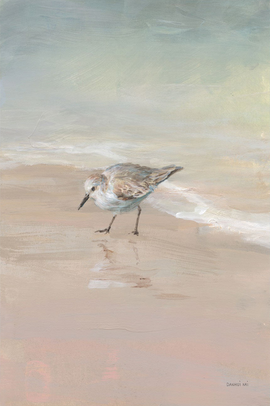 Shorebird On The Sand, Style B