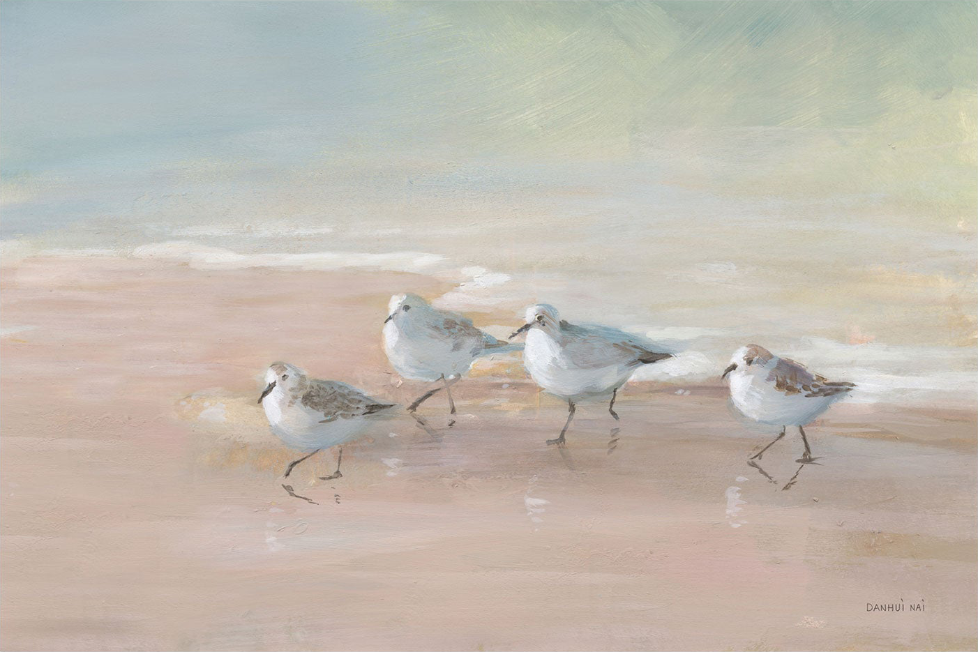 Shorebirds On The Sand