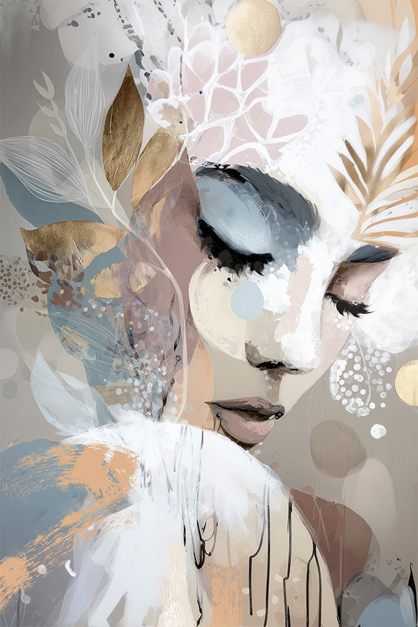 wall-art-print-canvas-poster-framed-Shy, Set Of 3-9