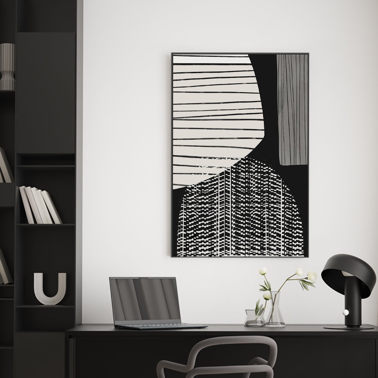 wall-art-print-canvas-poster-framed-Signal , By Rohan Sharma-2