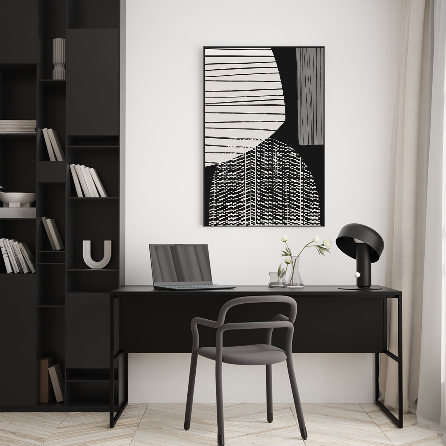 wall-art-print-canvas-poster-framed-Signal , By Rohan Sharma-7