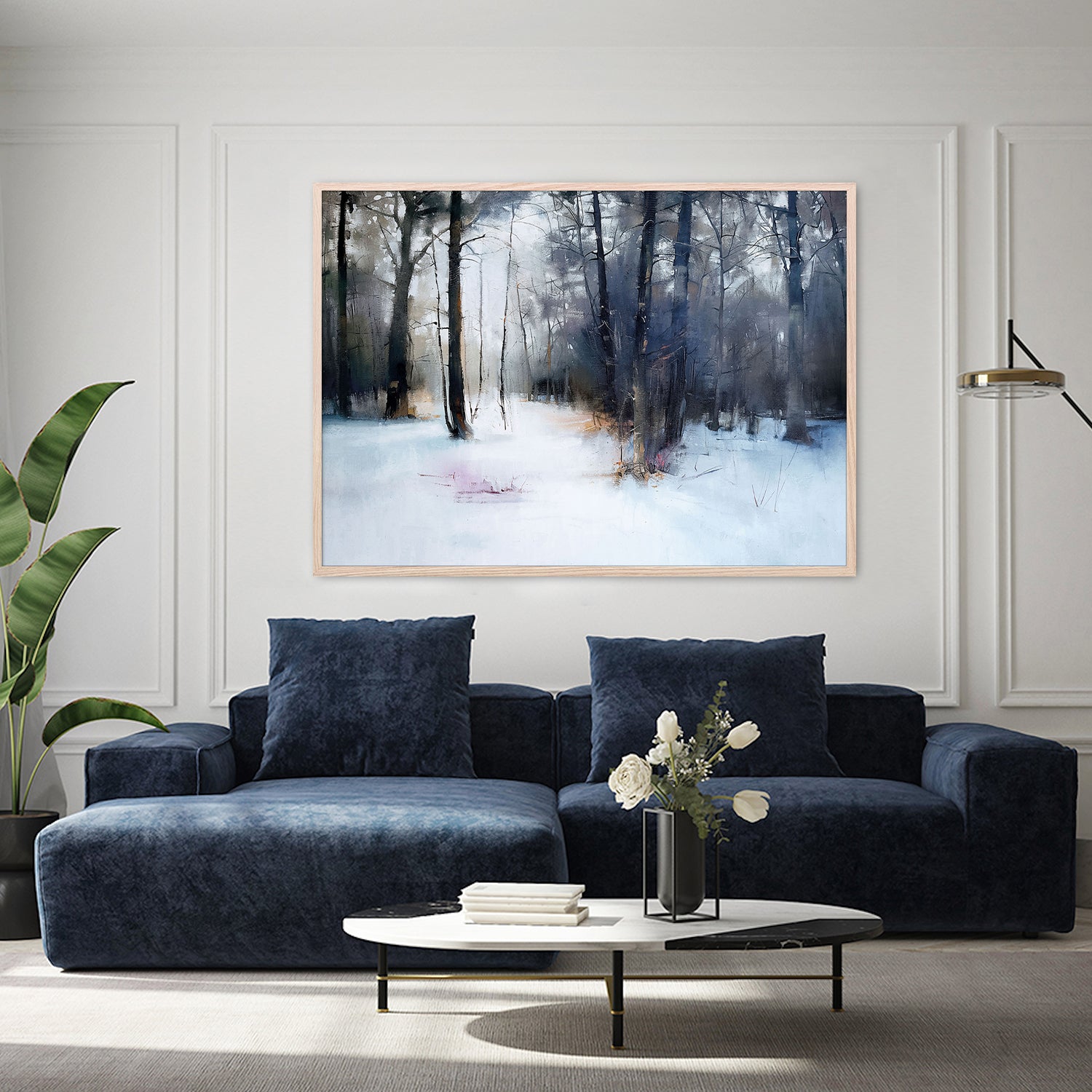 wall-art-print-canvas-poster-framed-Silent Forest-8