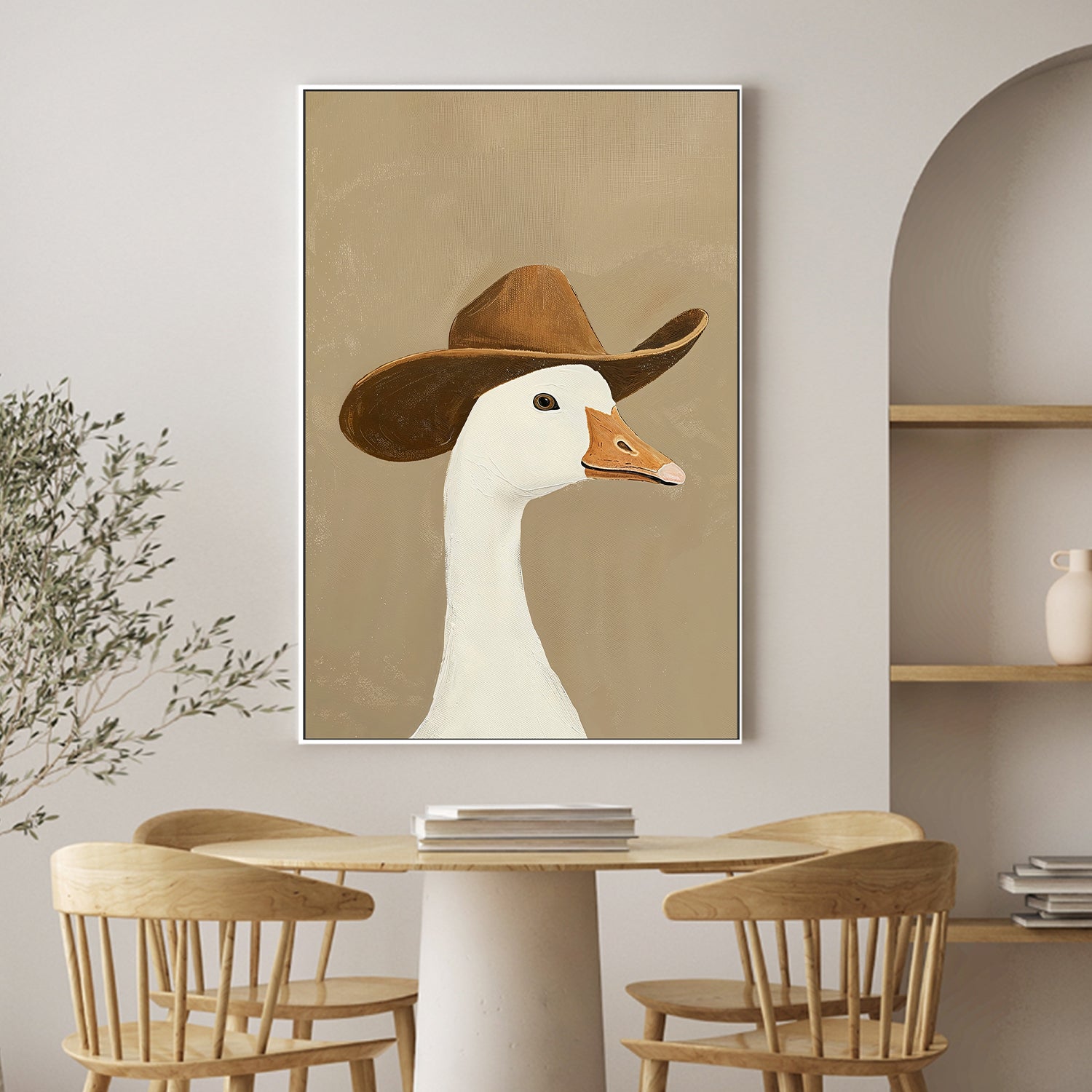 wall-art-print-canvas-poster-framed-Silly Cowboy , By Lady Hana-2