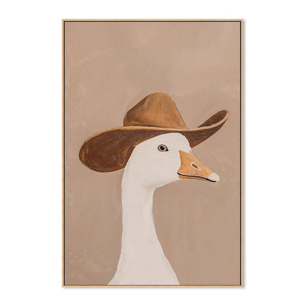 wall-art-print-canvas-poster-framed-Silly Cowboy, Mocha Mousse , By Lady Hana-4