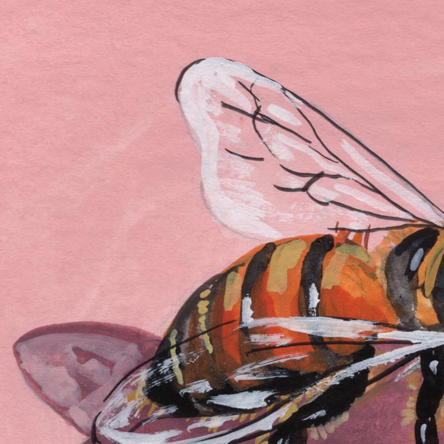 wall-art-print-canvas-poster-framed-Simple Little Bee-10