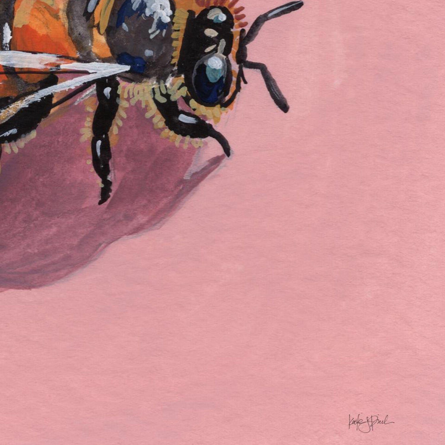 wall-art-print-canvas-poster-framed-Simple Little Bee-11