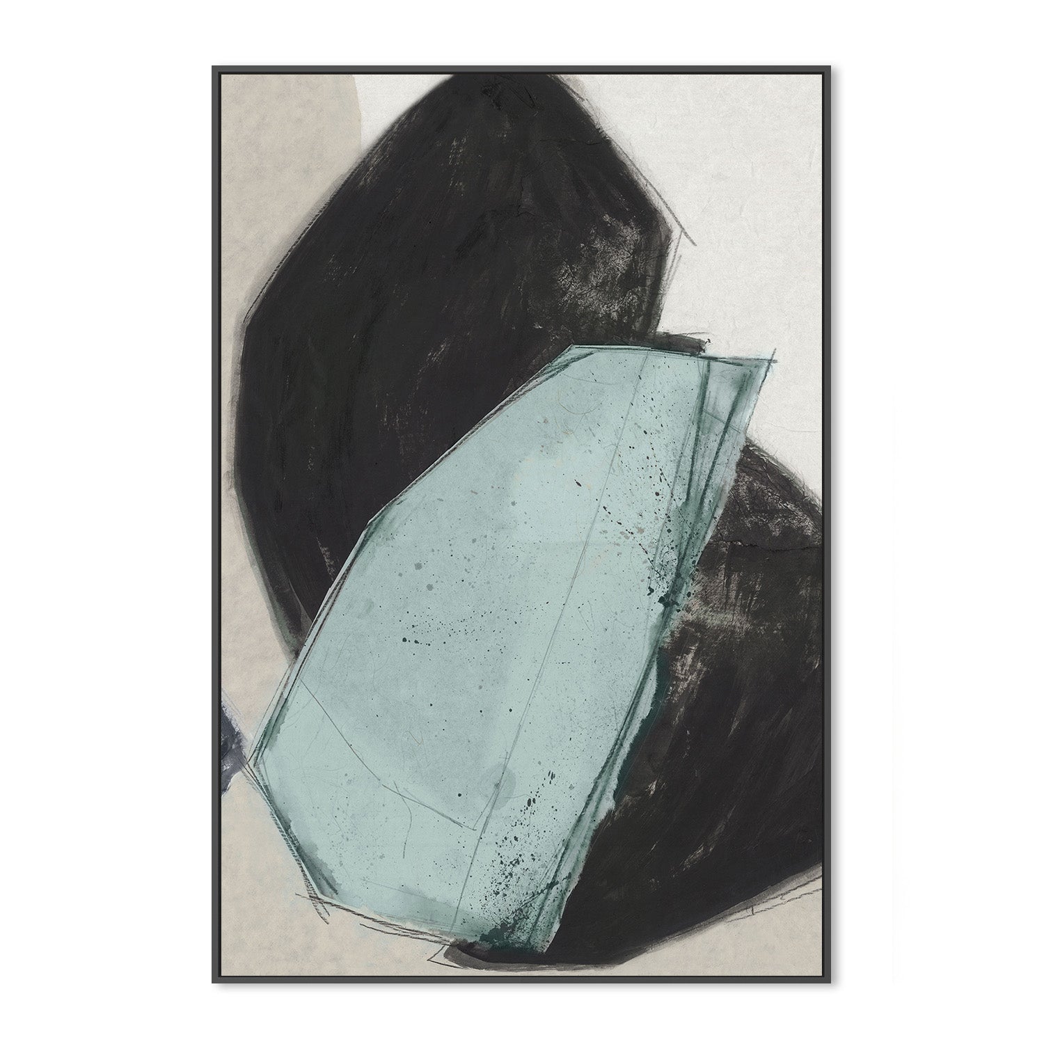 wall-art-print-canvas-poster-framed-Simply Shapes, Style A-3