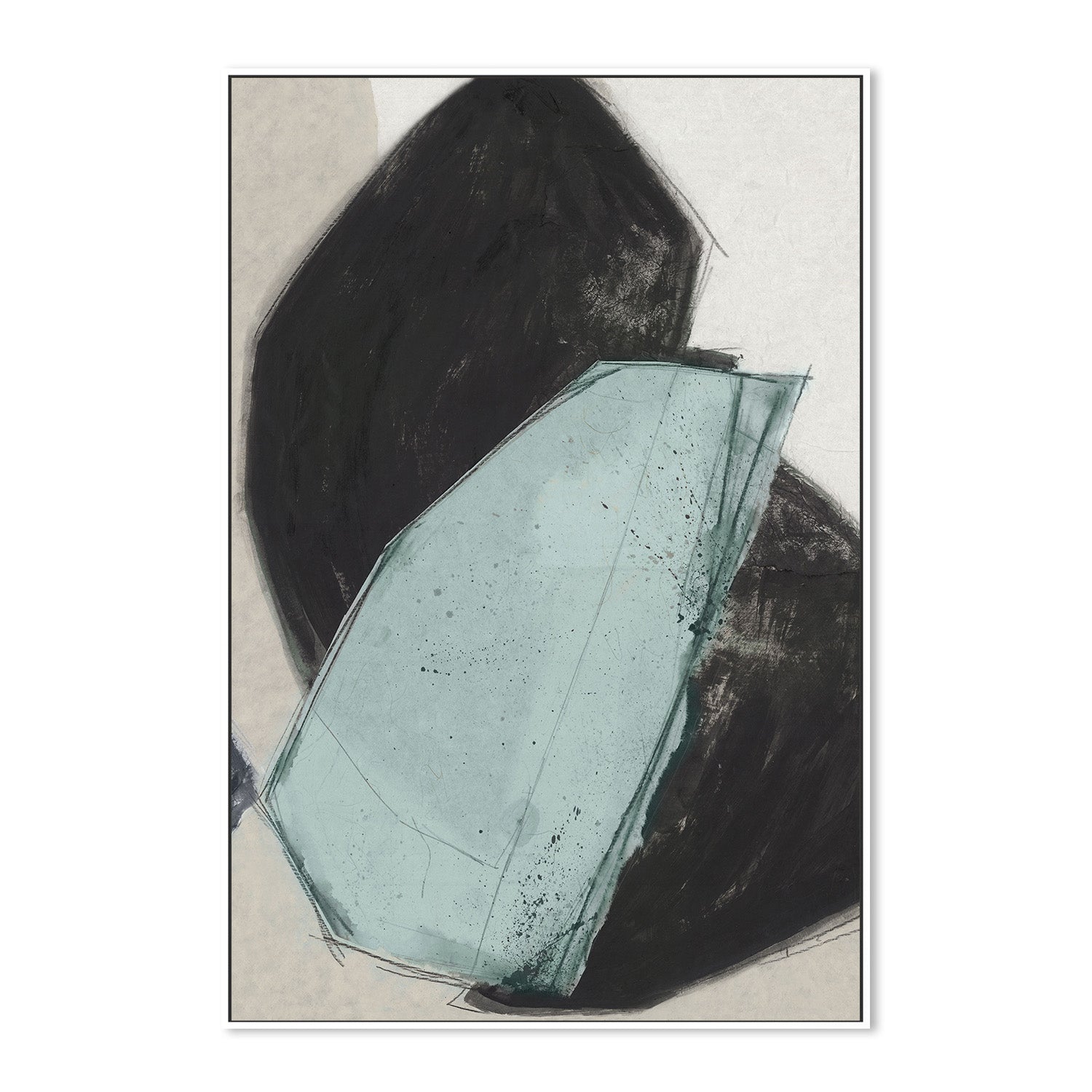 wall-art-print-canvas-poster-framed-Simply Shapes, Style A-5