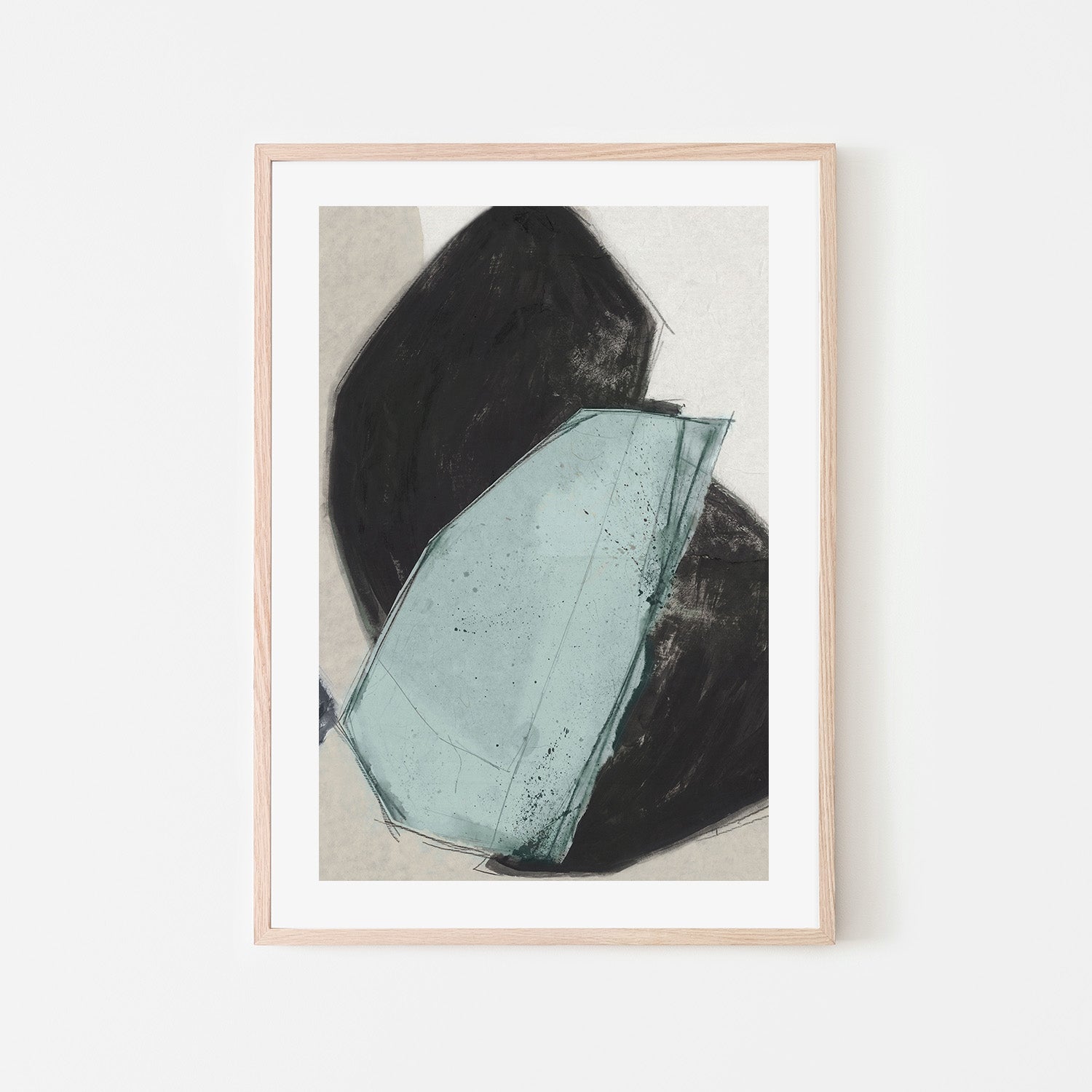 wall-art-print-canvas-poster-framed-Simply Shapes, Style A-6