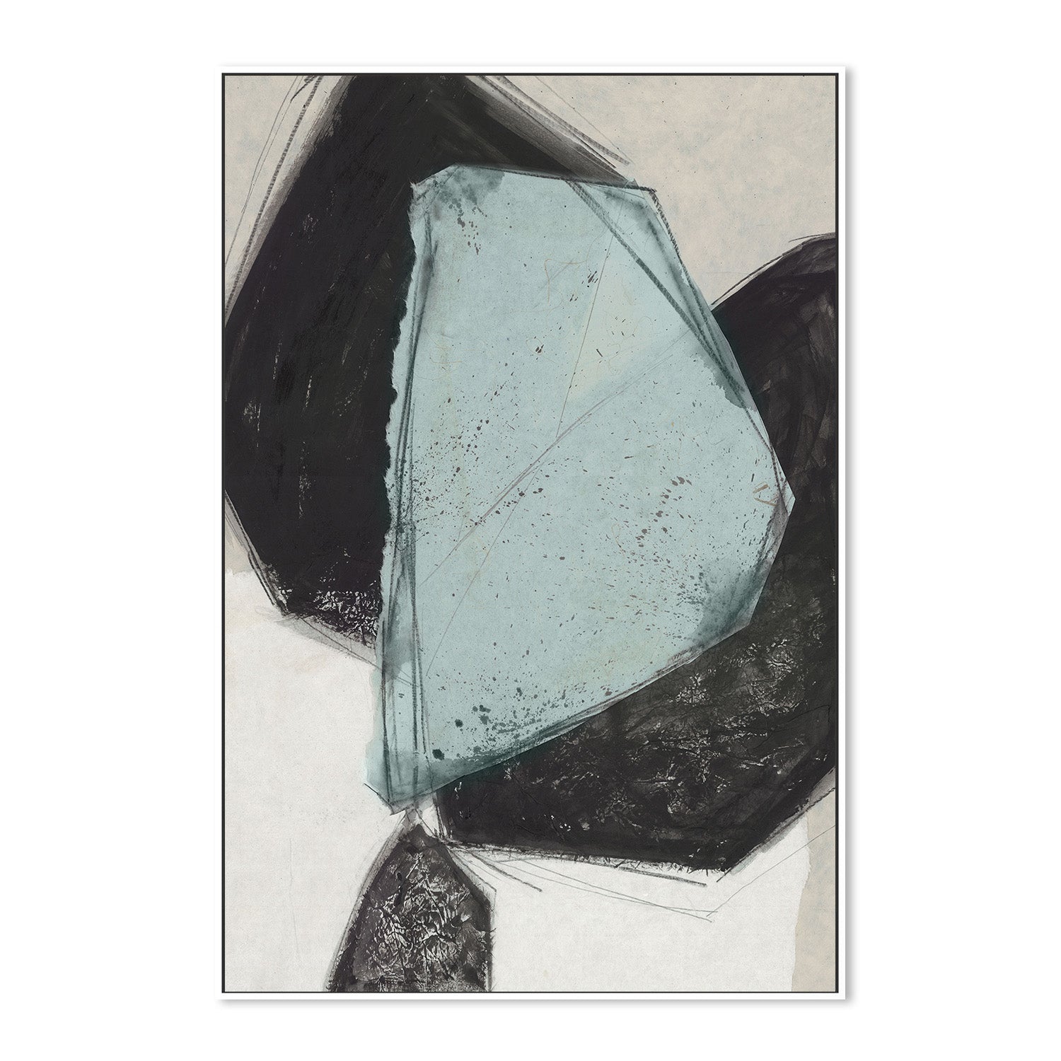 wall-art-print-canvas-poster-framed-Simply Shapes, Style B-5