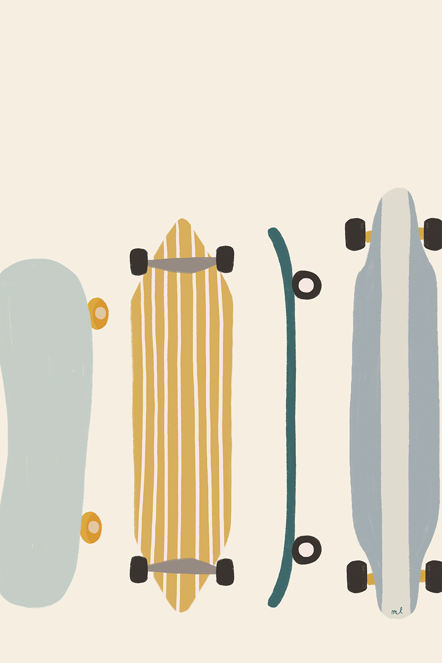 wall-art-print-canvas-poster-framed-Skateboards , By Menina Lisboa-1