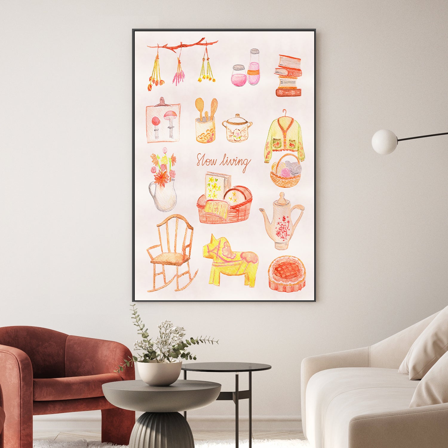 wall-art-print-canvas-poster-framed-Slow Living-6