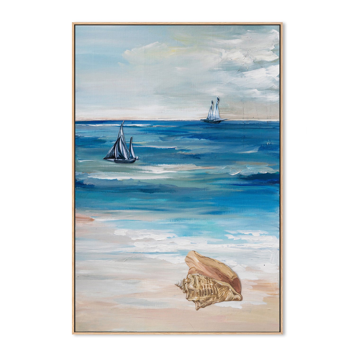 wall-art-print-canvas-poster-framed-Smooth Sailing , By Amelia Aveline-4
