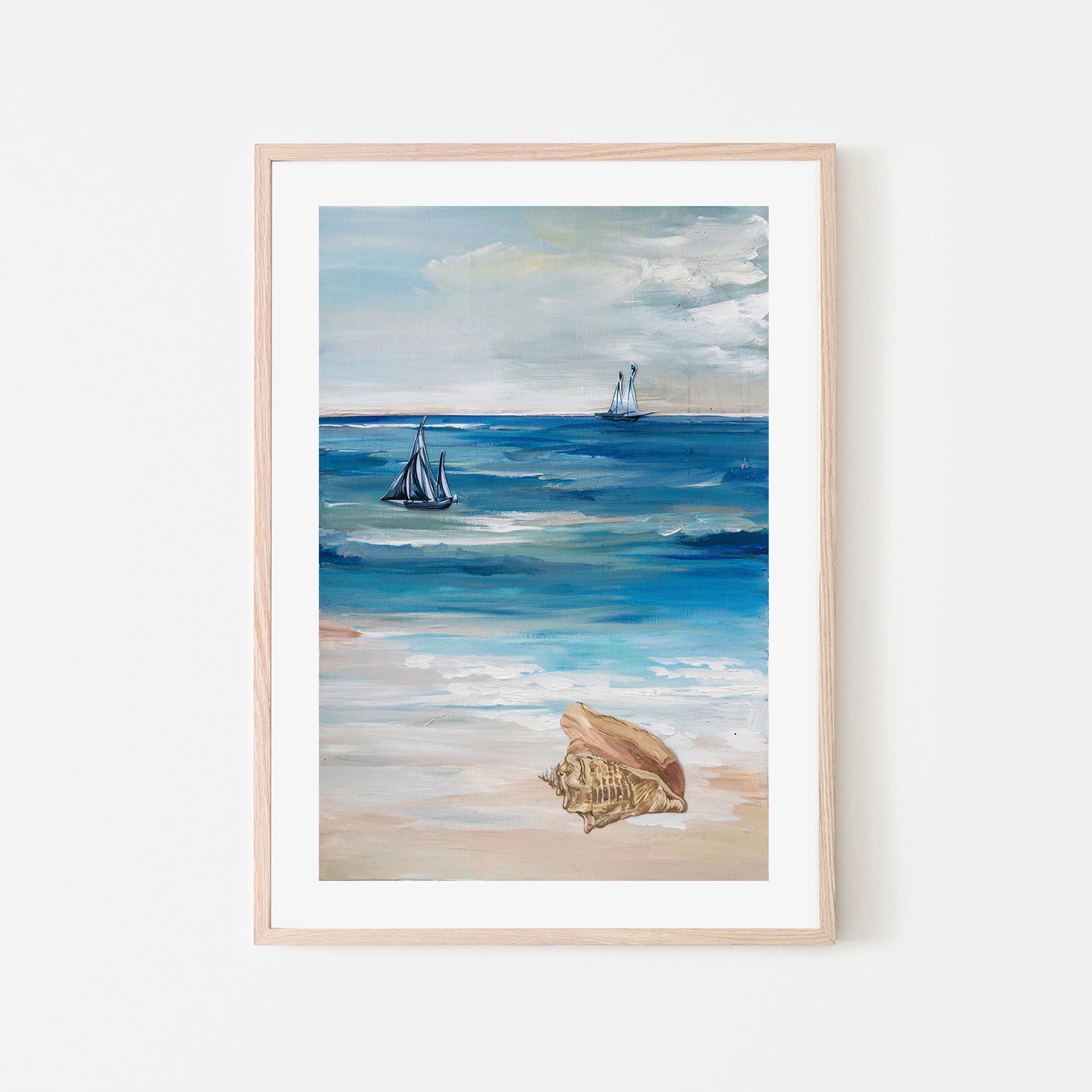 wall-art-print-canvas-poster-framed-Smooth Sailing , By Amelia Aveline-6