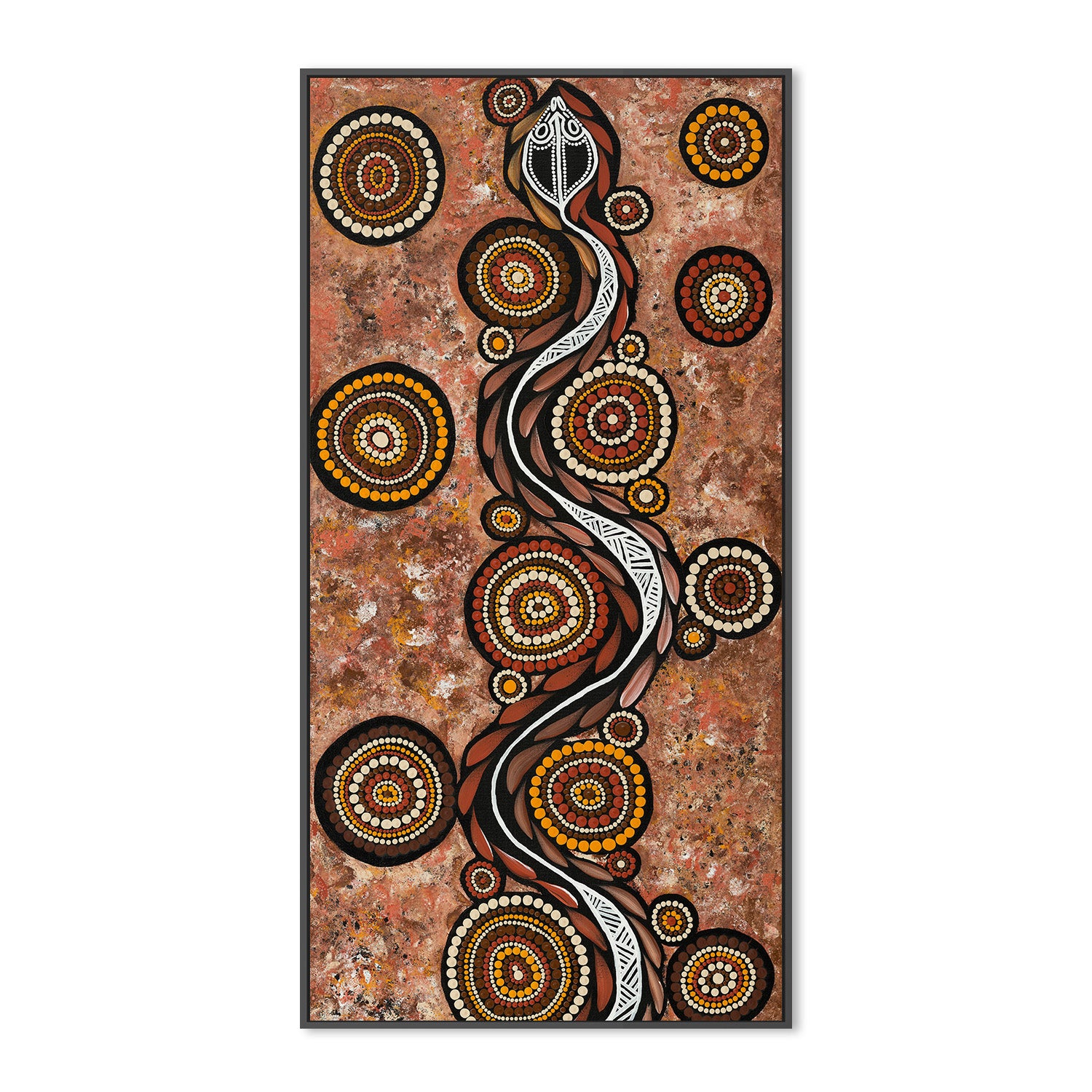 wall-art-print-canvas-poster-framed-Snake On Long Travels , By Emma Rigney-3