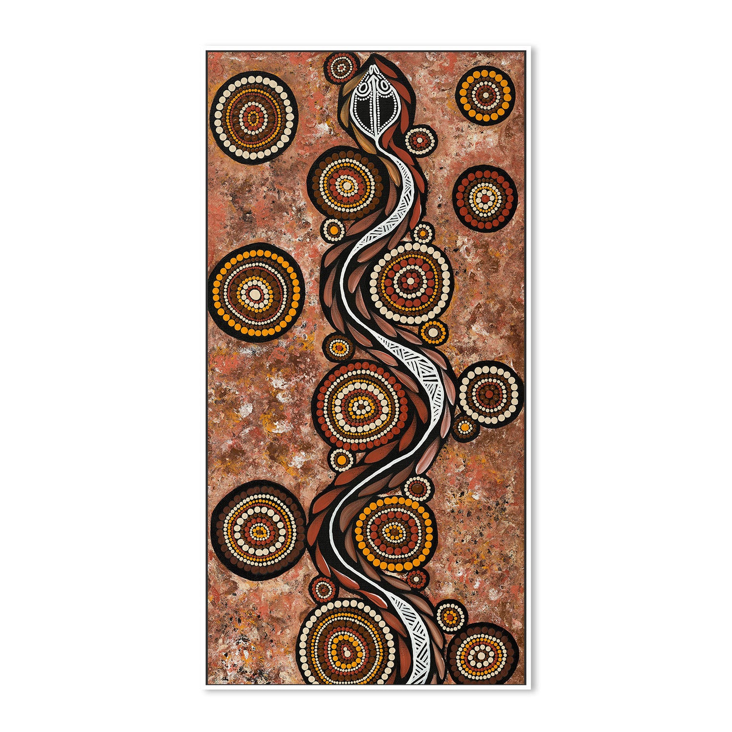 wall-art-print-canvas-poster-framed-Snake On Long Travels , By Emma Rigney-5