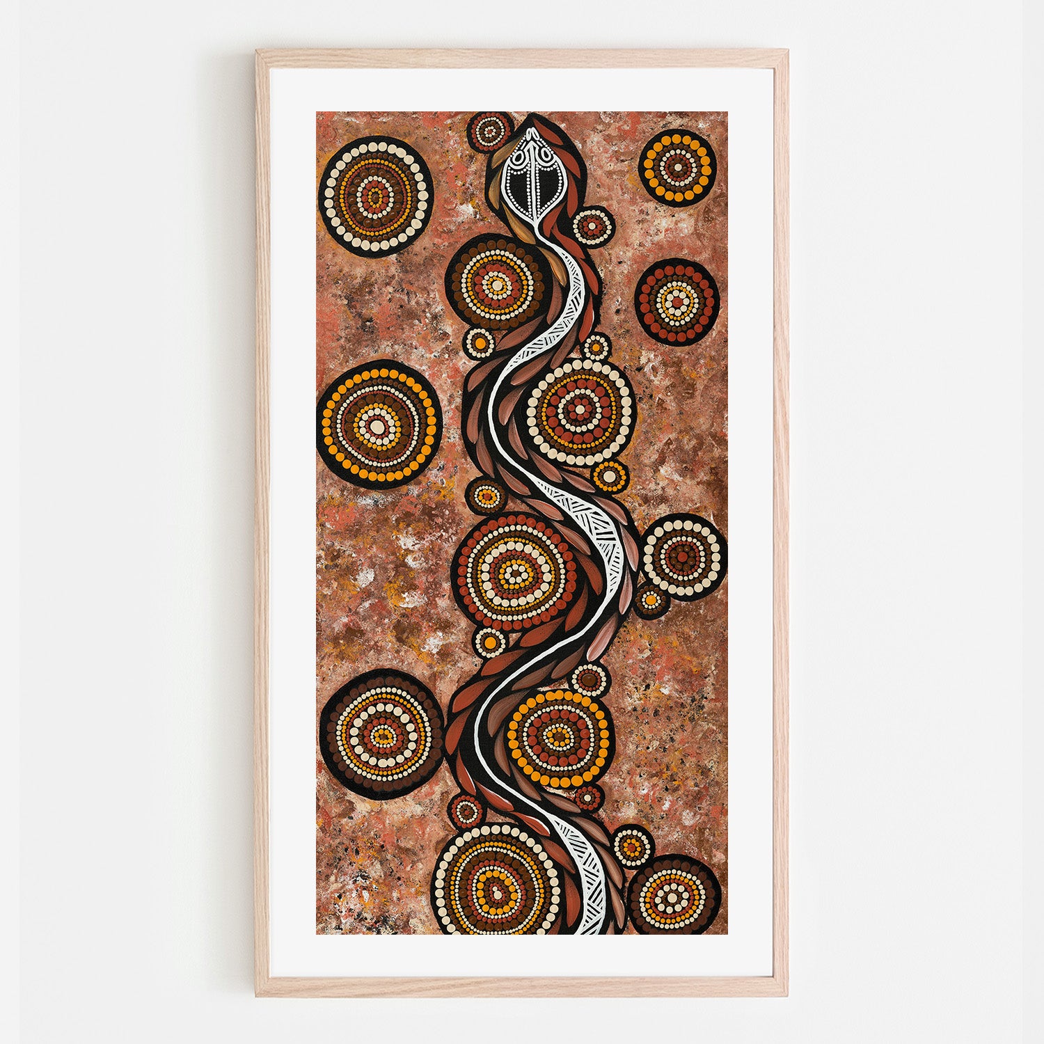 wall-art-print-canvas-poster-framed-Snake On Long Travels , By Emma Rigney-6
