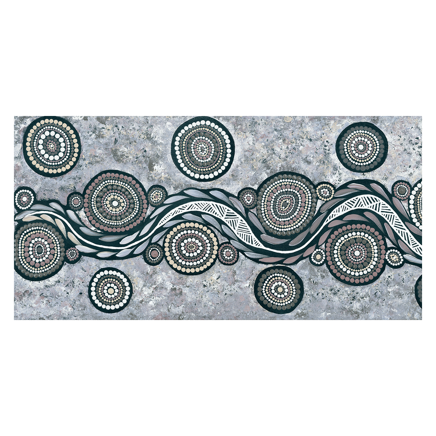 wall-art-print-canvas-poster-framed-Snake On Long Travels, Style A , By Emma Rigney-1