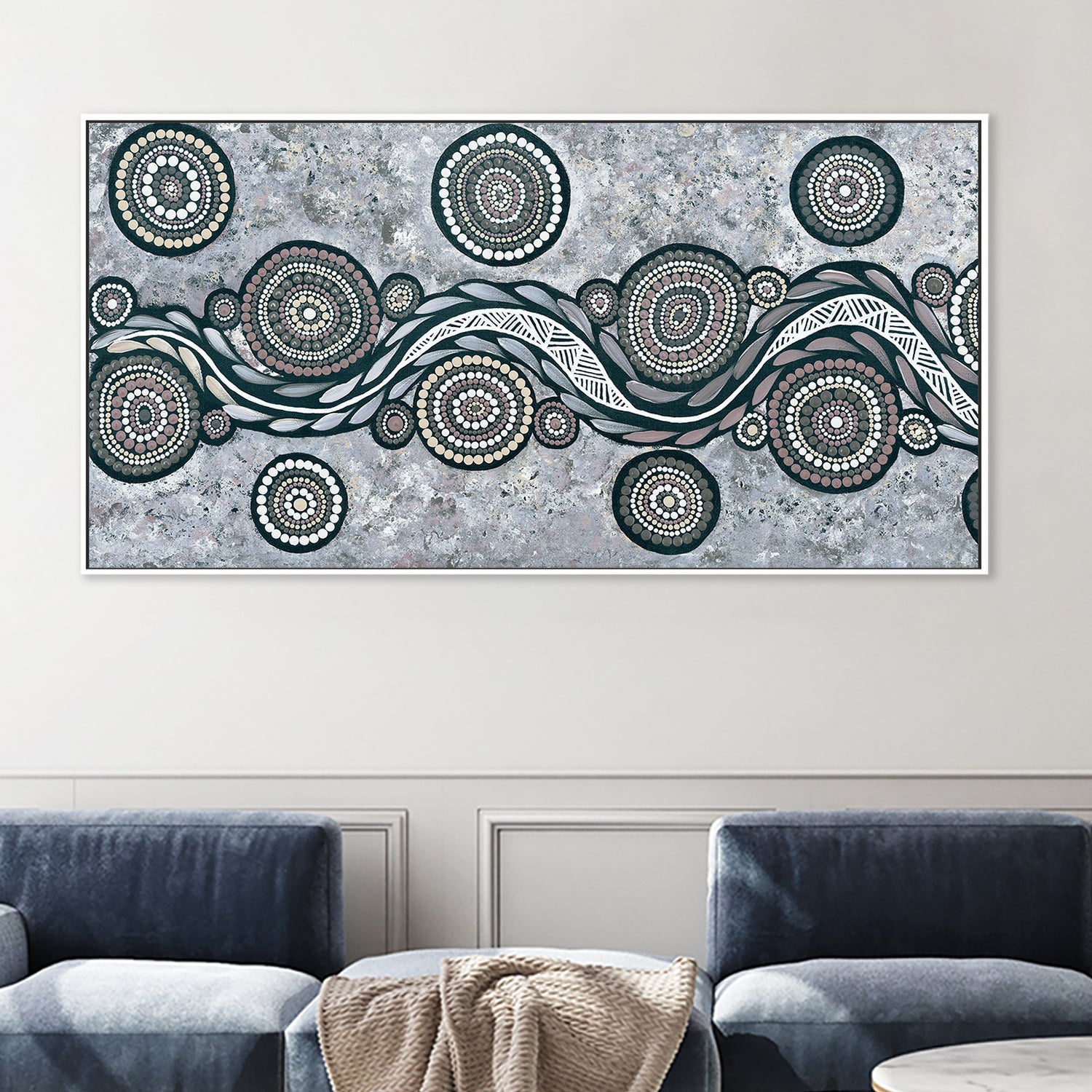 wall-art-print-canvas-poster-framed-Snake On Long Travels, Style A , By Emma Rigney-2