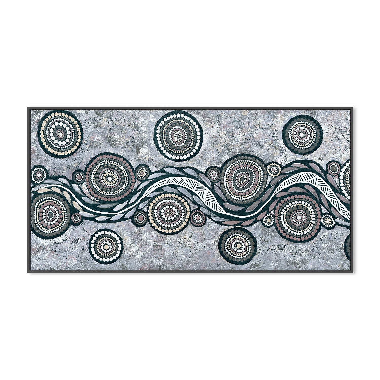 wall-art-print-canvas-poster-framed-Snake On Long Travels, Style A , By Emma Rigney-3