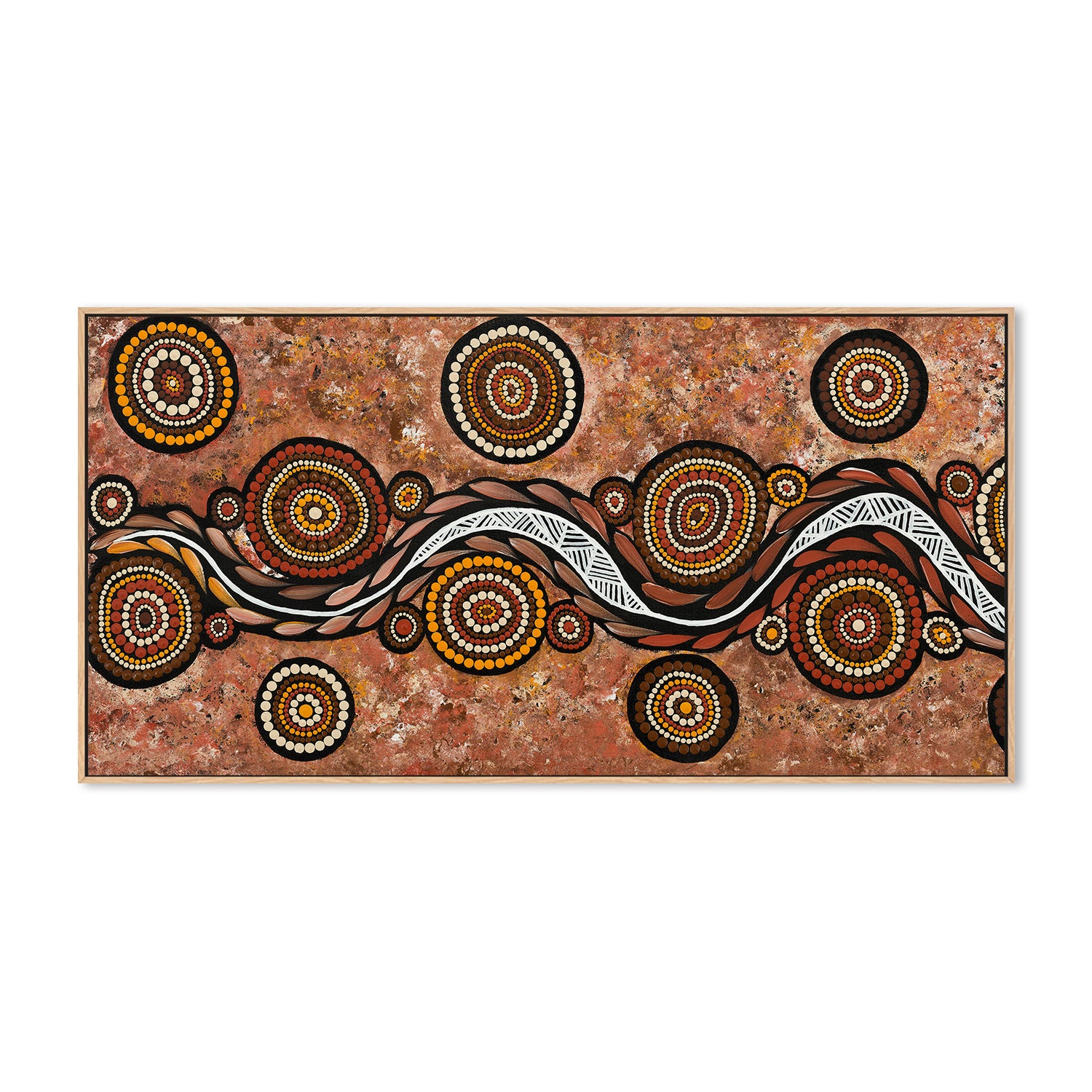 wall-art-print-canvas-poster-framed-Snake On Long Travels, Style A , By Emma Rigney-4