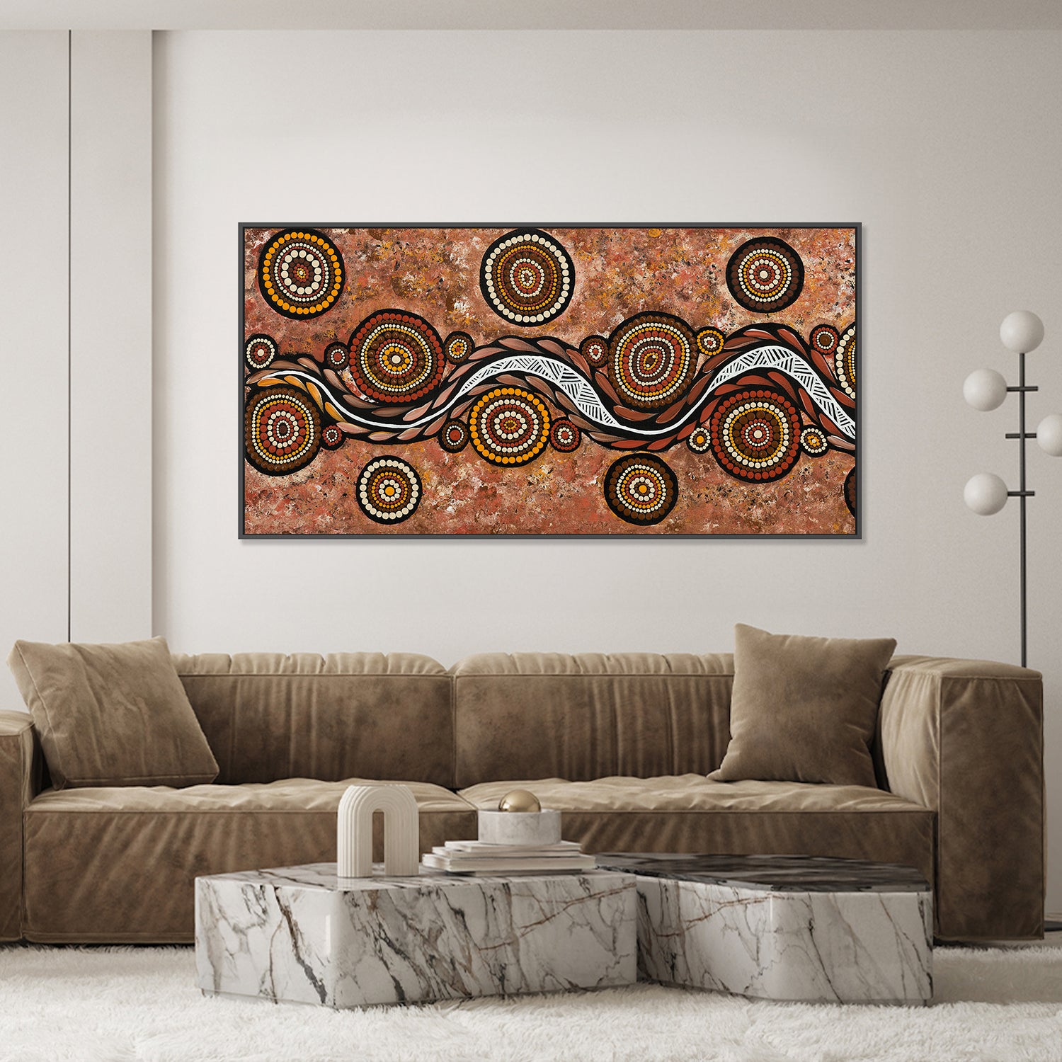 wall-art-print-canvas-poster-framed-Snake On Long Travels, Style A , By Emma Rigney-7