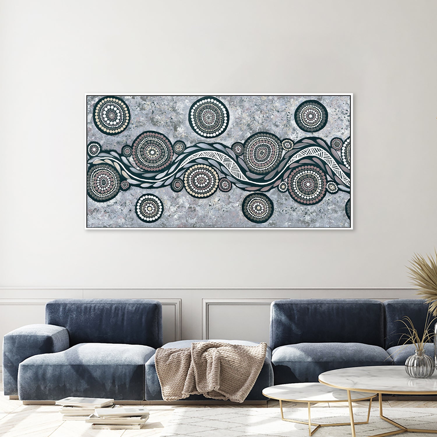 wall-art-print-canvas-poster-framed-Snake On Long Travels, Style A , By Emma Rigney-7