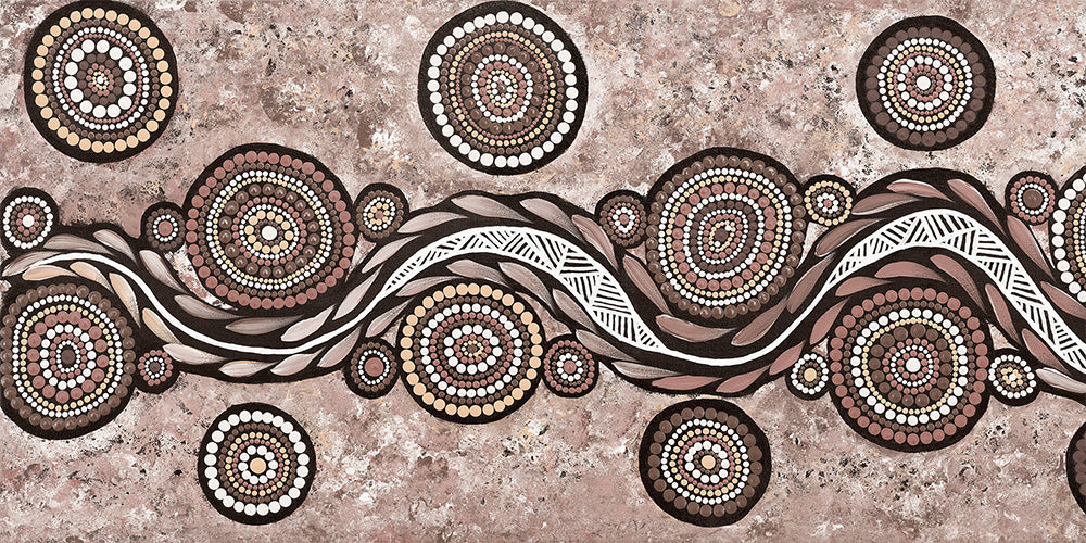 wall-art-print-canvas-poster-framed-Snake On Long Travels, Style A, Mocha , By Emma Rigney-8
