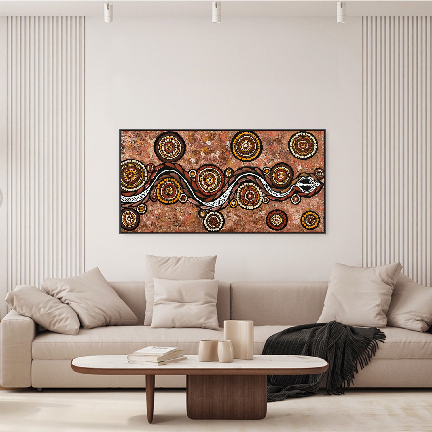 wall-art-print-canvas-poster-framed-Snake On Long Travels, Style B , By Emma Rigney-7