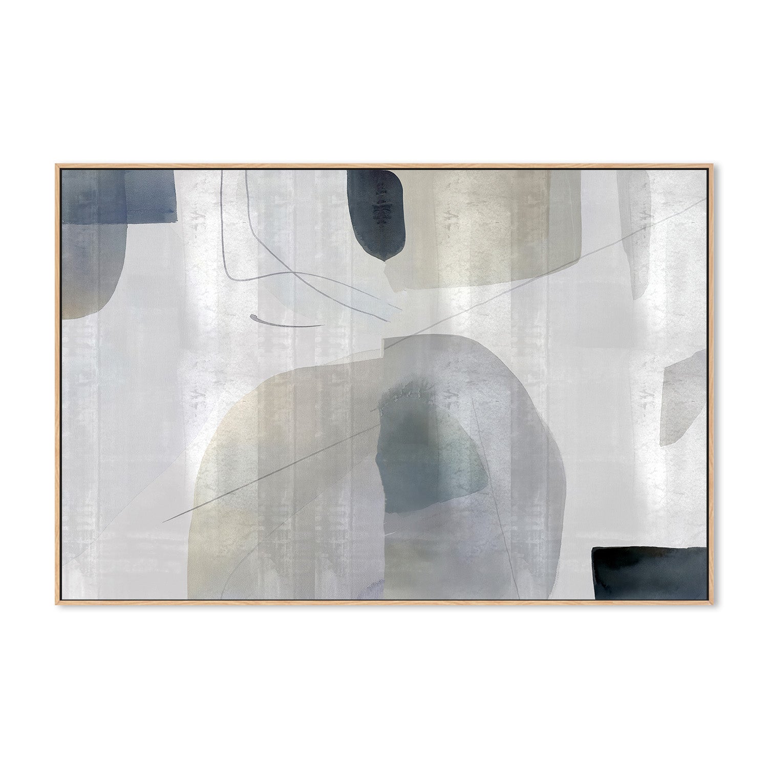 wall-art-print-canvas-poster-framed-Soft Abstract Shapes, Style A-4