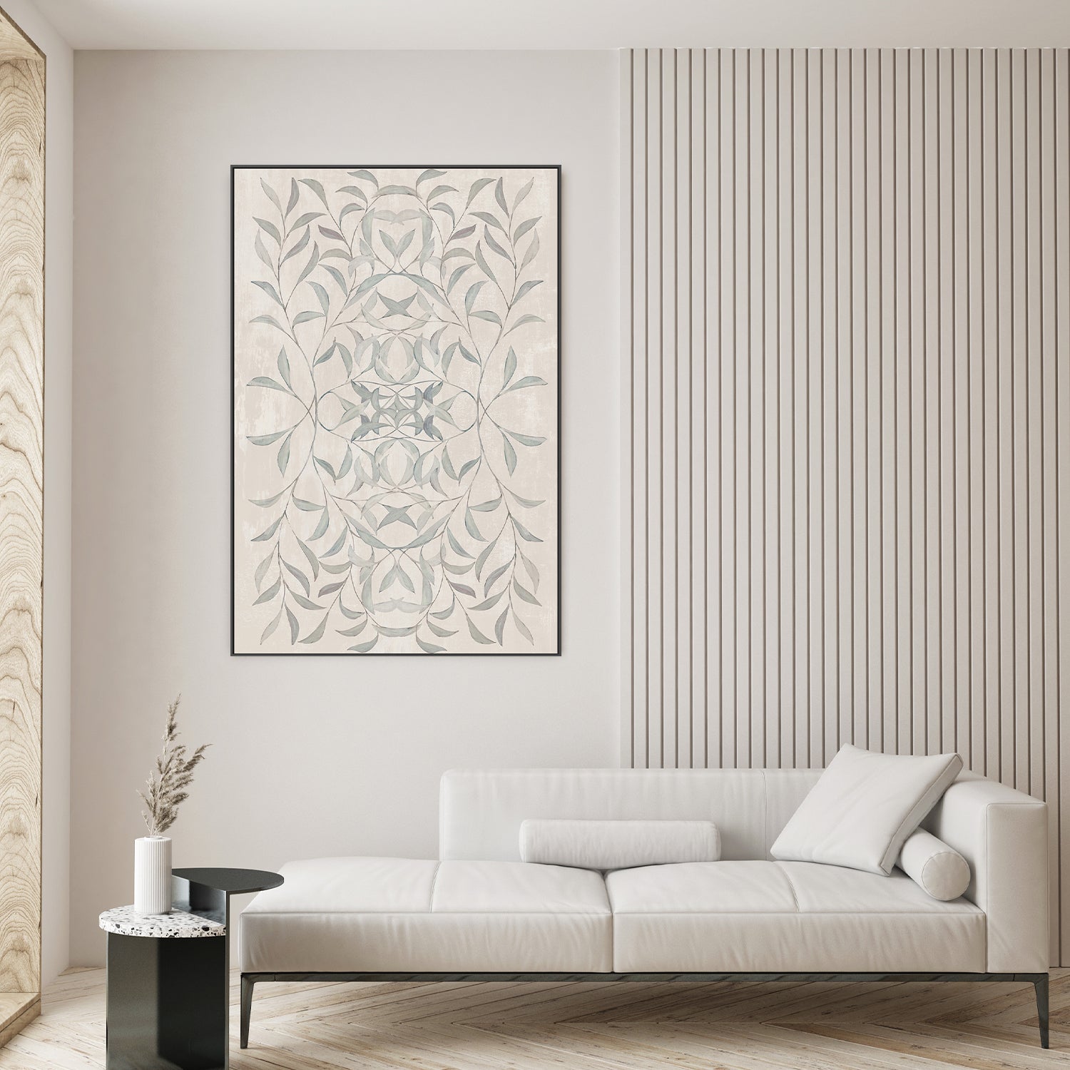 wall-art-print-canvas-poster-framed-Soft Symmetry of Botanical Pa...-7