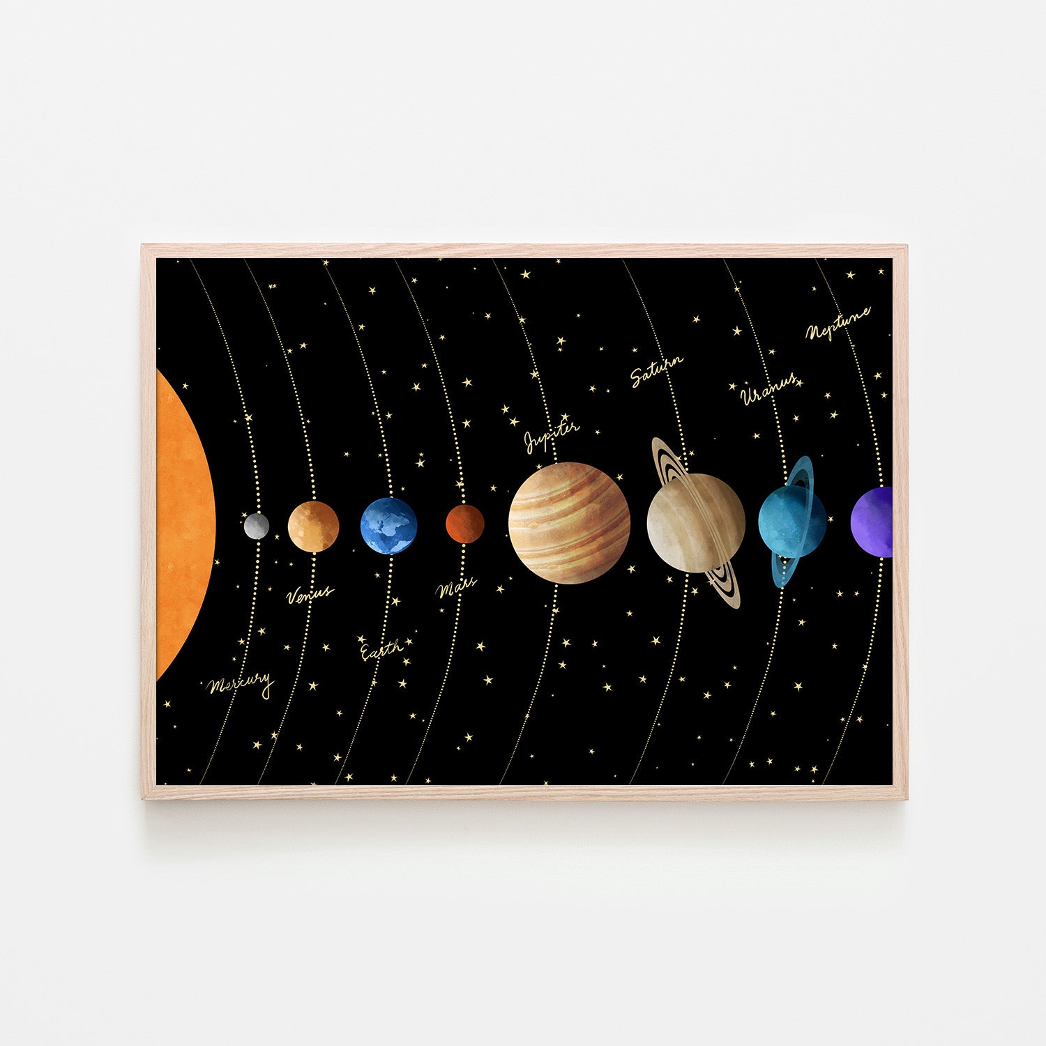 wall-art-print-canvas-poster-framed-Solar Symphony-6