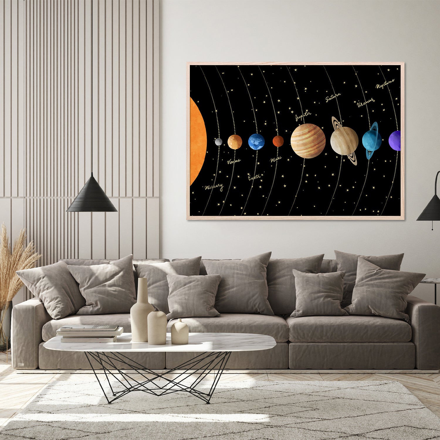wall-art-print-canvas-poster-framed-Solar Symphony-9