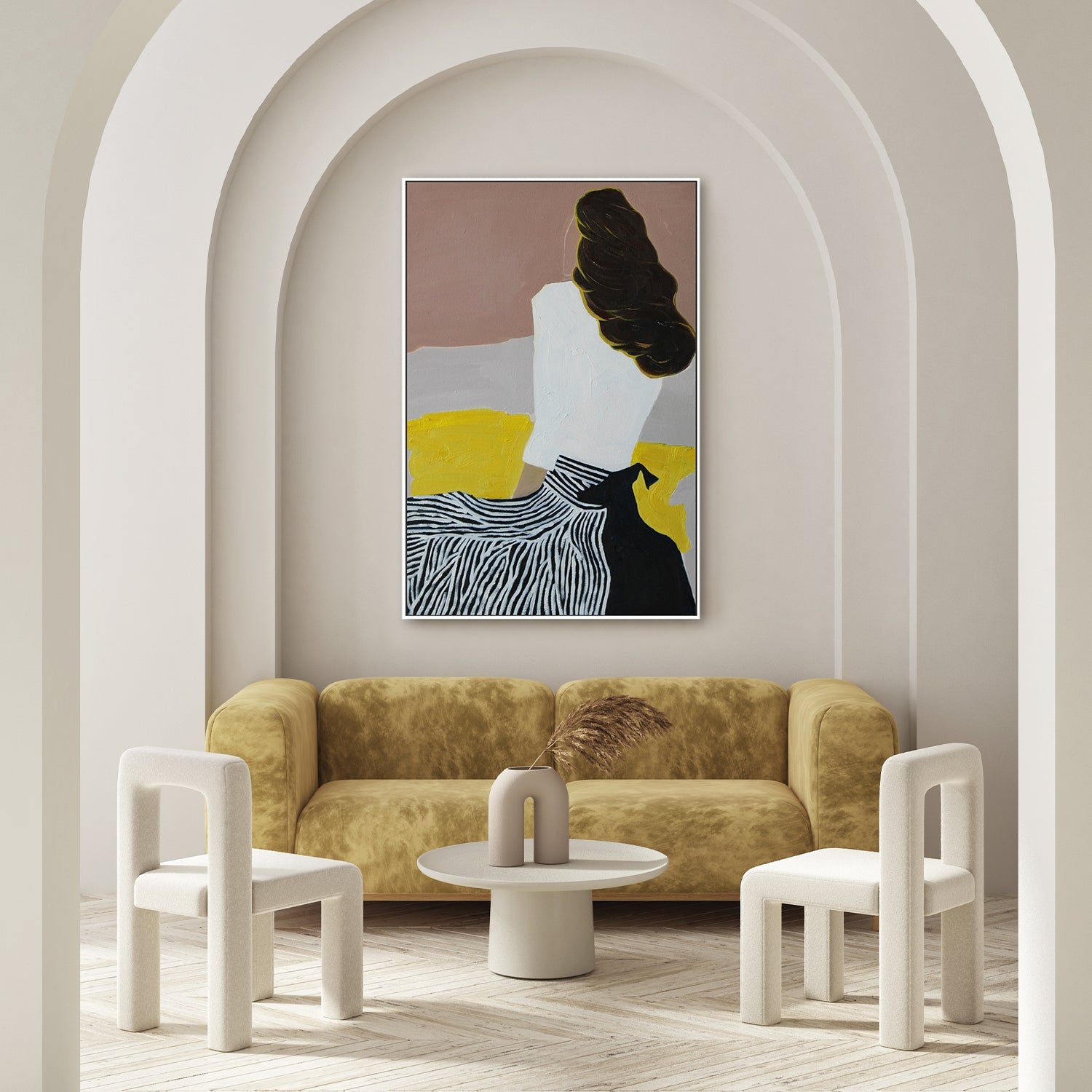 wall-art-print-canvas-poster-framed-Solitude, Style A , By Li Lee-Archer-7