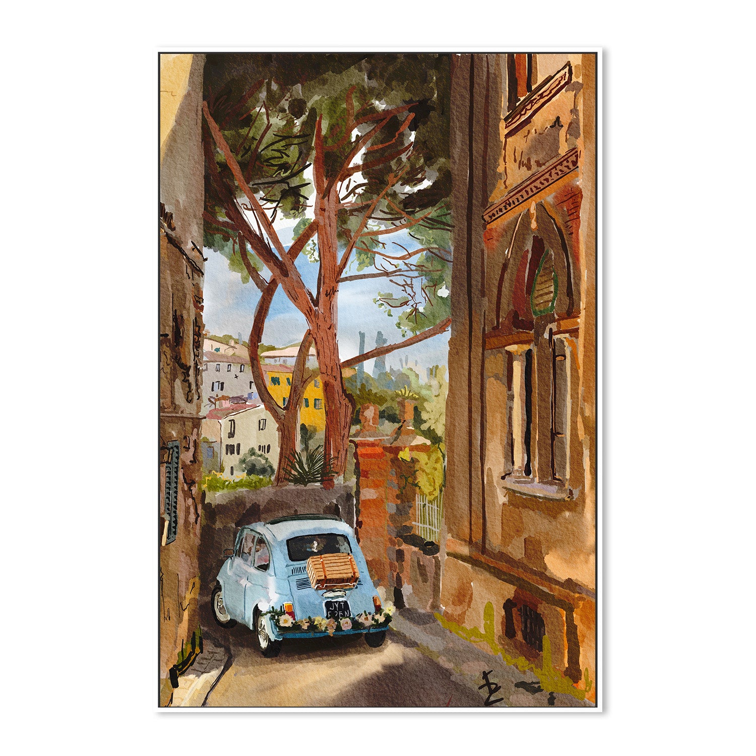 wall-art-print-canvas-poster-framed-Somewhere in Tuscany-5